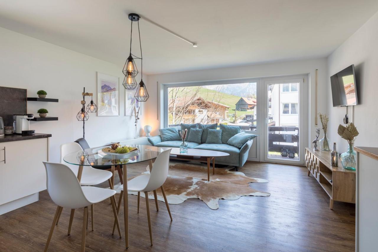 Design Apartment „Alpengluehen“ Nahe Breitachklamm Оберстдорф Екстер'єр фото